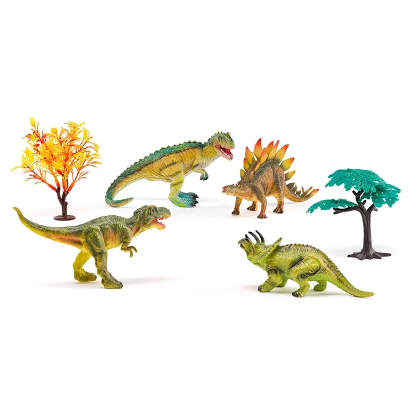 Faunica: 6db-os játékszett dinoszauruszokkal - Woodyland