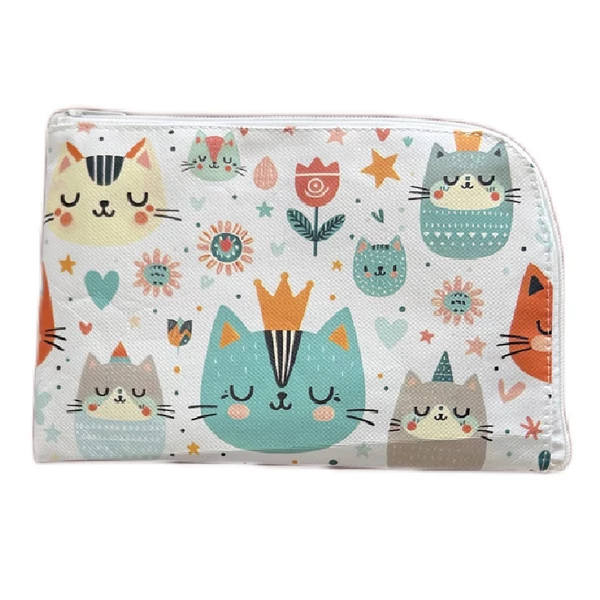 Kozmetikai táska cicás neszeszer 23x15,5x11cm