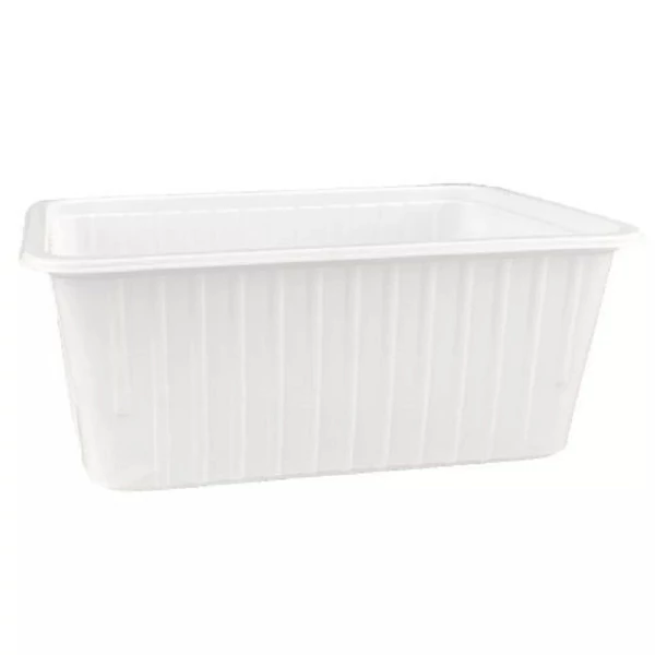 Műanyag szögletes tál 1L 50db