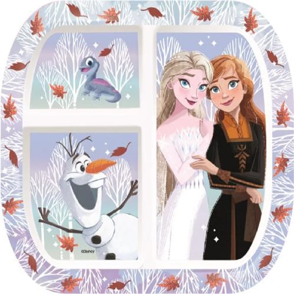 Frozen osztott műanyag tányér QP3399