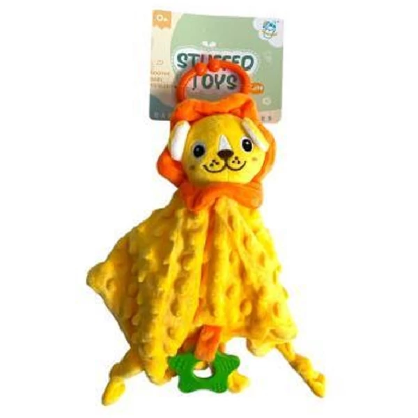 Oroszlános csucsu rongy bébijáték BB3266/BB2666