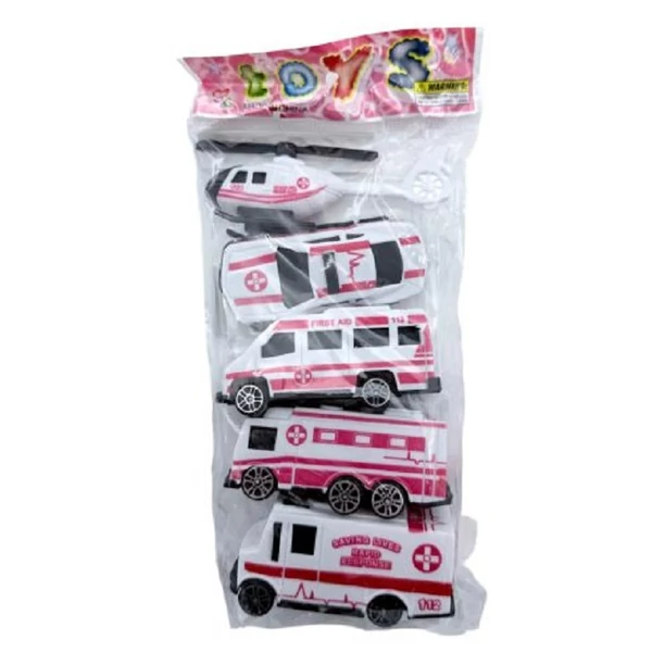 Mentőautó zacskóban 5db 47565
