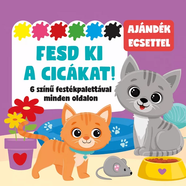 Fesd ki a cicákat - Kifestő
