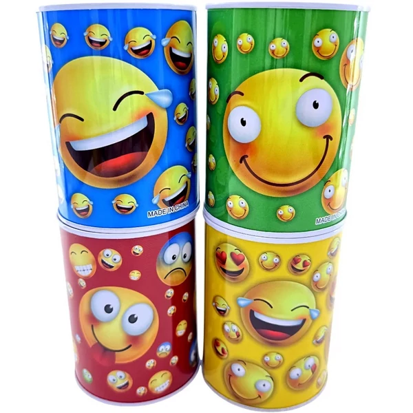 Smile mintás kicsi fémpersely többféle változatban 71861