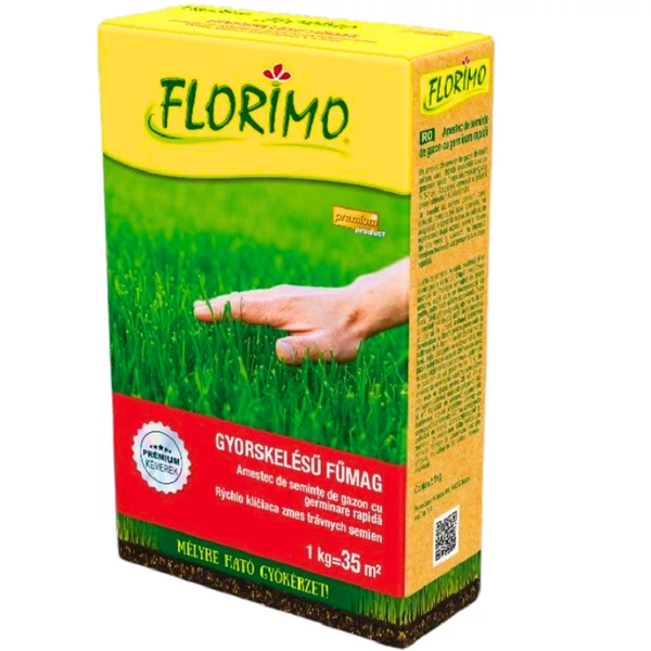 Florimo gyorskelésű fű vetőmag 1kg