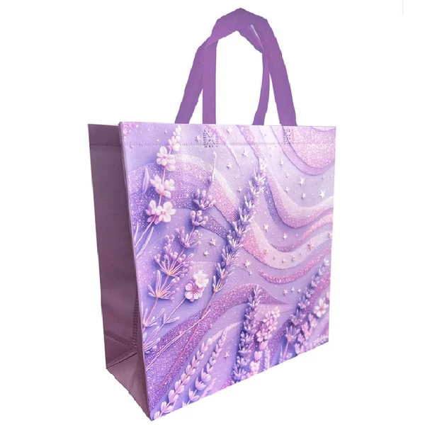 Bevásárlótáska nagy levander vibe 35x38x15cm
