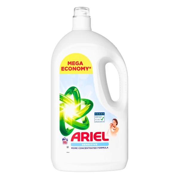 Ariel mosógél Sensitive 3,87L 100 mosás