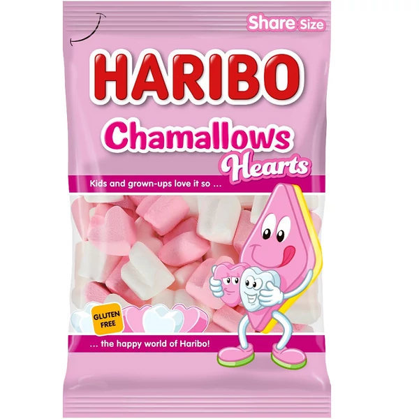 Haribo chamallow hearts habcukor 175g