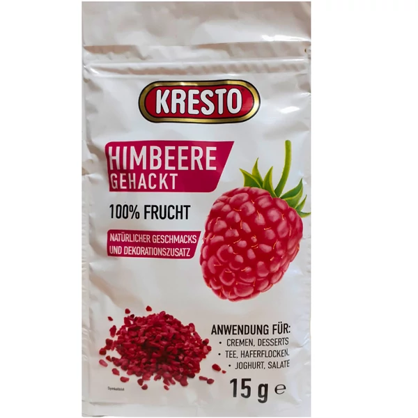 Kresto liofilizált - fagyasztva szárított málnadarabok 15g