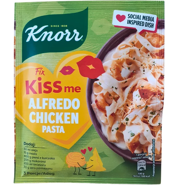 Knorr alfredo csirkés tészta 42g
