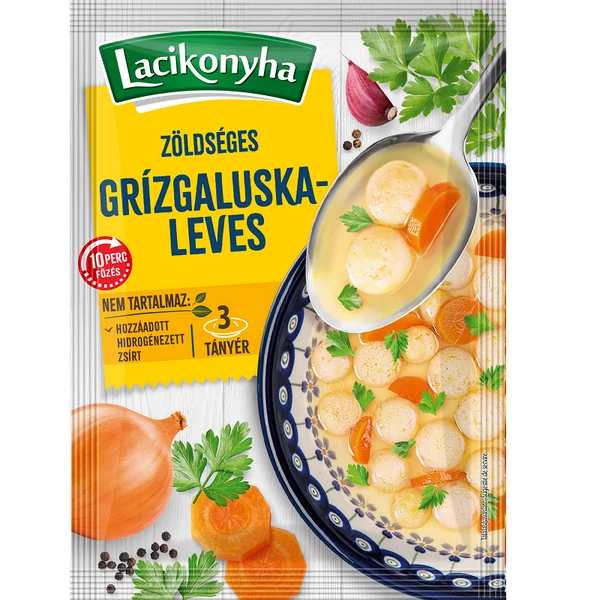 Lacikonyha zöldséges grízgaluskaleves 40g 3T