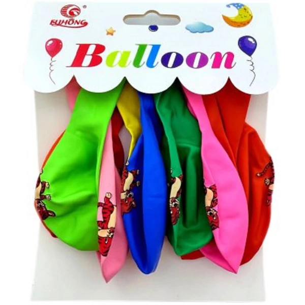 Tigrises party lufi 30cm 10db-os kiszerelésben 72833