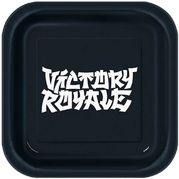 Fortnite party papírtányér 23cm 8db-os kiszerelésben