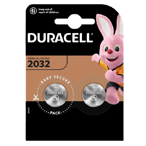 Duracell lithium gombelem CR2032 2db