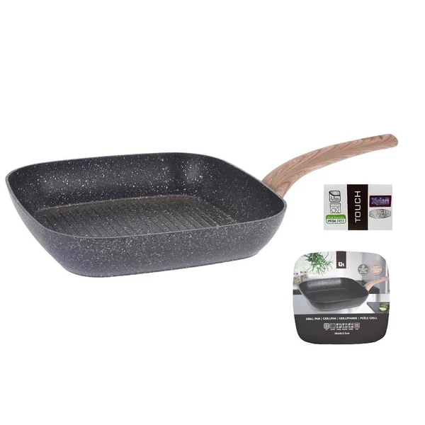 Teflonos szögletes serpenyő 28cm