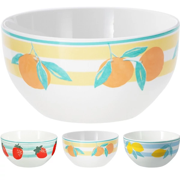 Excellent Houseware porcelán tál 3 féle nyári minta Q04000490