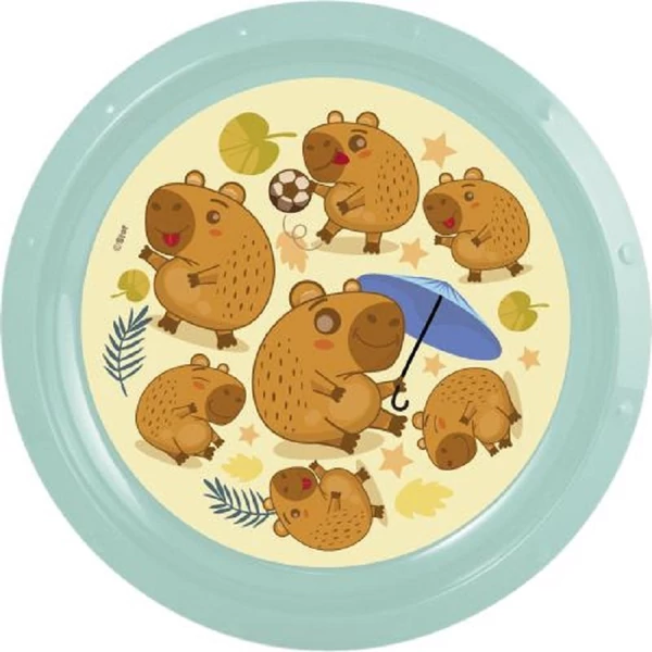 Capibara műanyag lapostányér QP4153