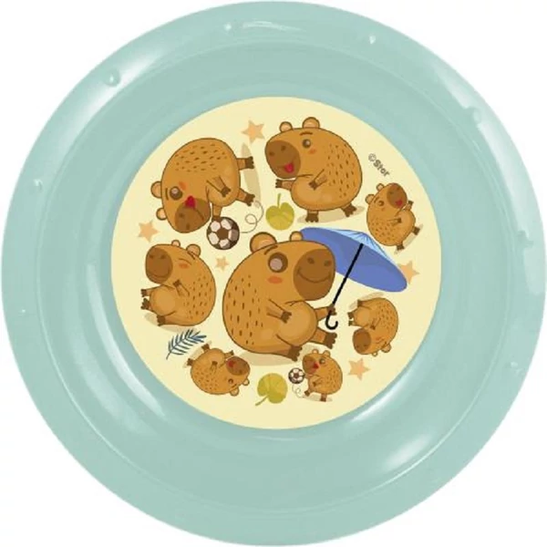 Capibara műanyag mélytányér QP4152