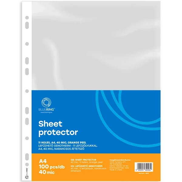 Bluering lefűzhető tasak A/4 100db-os kiszerelésben