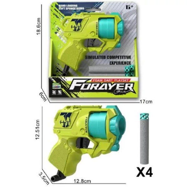 Játék szivacs kilövő pisztoly 47919