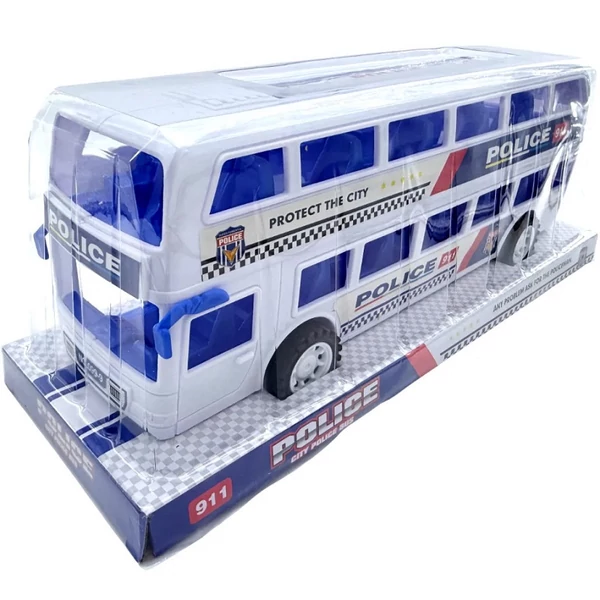 Játék rendőrségi busz 48384