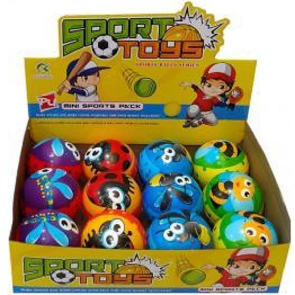 Állatos tömör labda többféle változatban 10cm BZ4028