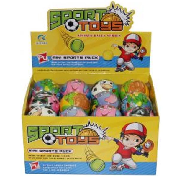 Mesés tömör labda 7cm többféle változatban BZ6510