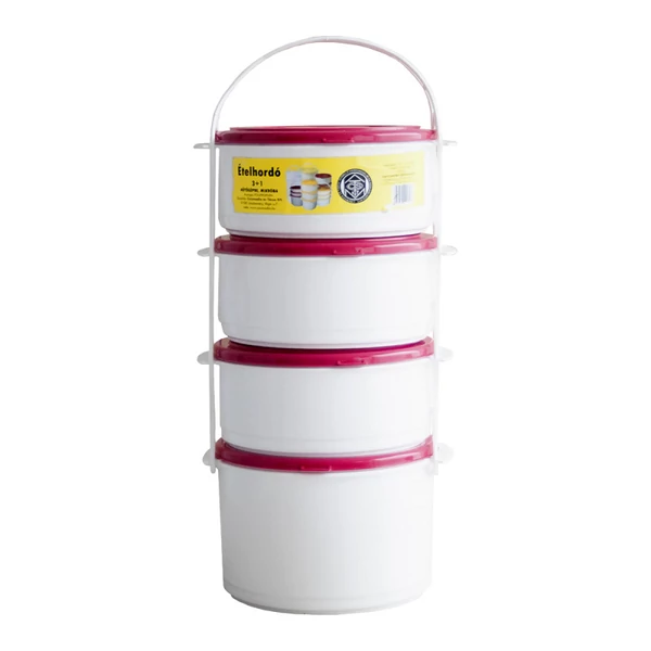 3+1-es ételhordó szett
