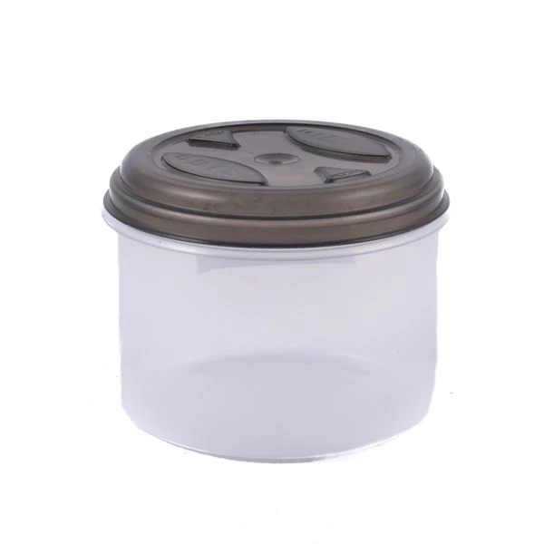 Fűszertartó edény műanyag tároló közepes méret 9,5*8,5 cm többféle színben