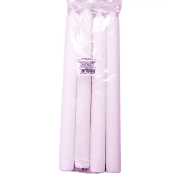 Háztartási natúr gyertya henger alakú 4*8,5 dkg