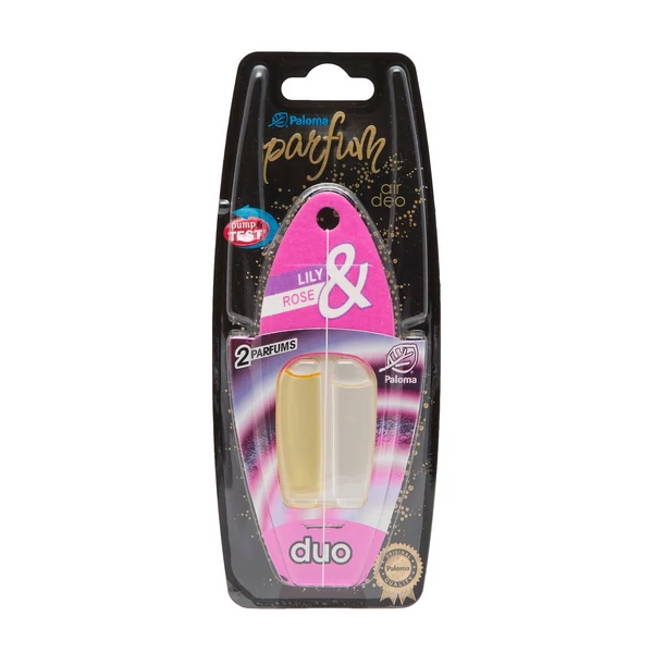 Paloma duó autó illatosító parfüm fiolás 2*2,5 ml - Lilac&Wild Rose (P078)