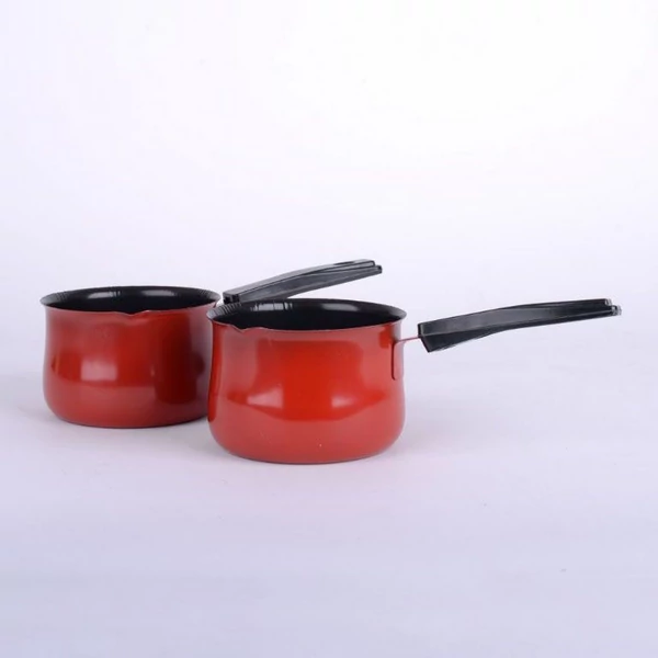 Kávé kintő nyéllel 9,5*7 cm - piros