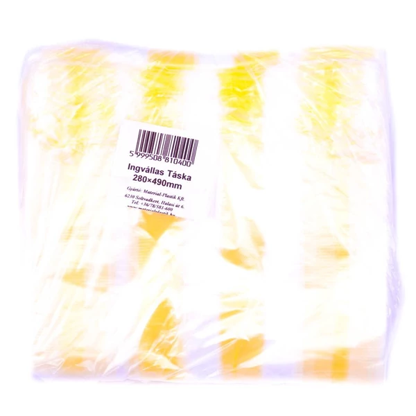 Eldobható polietilén (PE) táska 28x49 cm 500 db 1,96kg többféle mintával