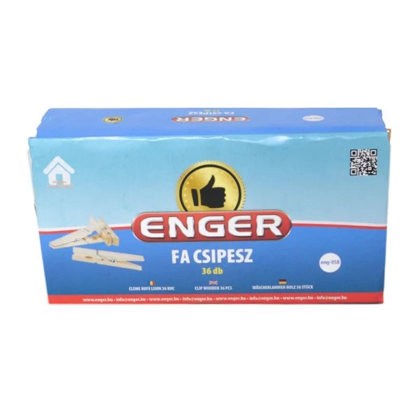 Ruha csipesz fa 36db