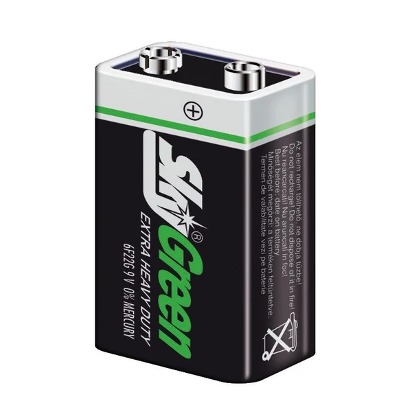 Sky elem green 9V E 6f22g/1 10db