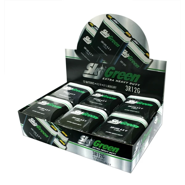 Sky elem green lapos 4,5v 12db 3r12g/1s