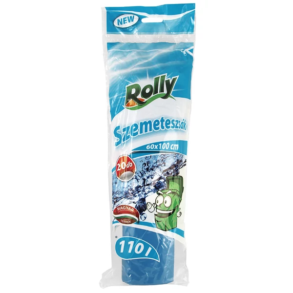 Rolly szemeteszsák 110L 20 db-os kiszerelésben 60x100cm