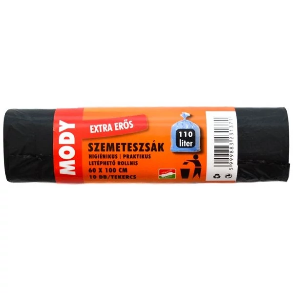 Mody szemeteszsák 110L 10 db-os kiszerelésben 60x100cm