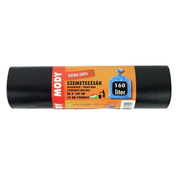 Mody szemeteszsák 160L 10 db-os kiszerelésben 80x120cm