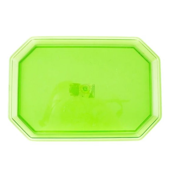 Oktogon műanyag kávés tálca 2x23x16cm többféle színben