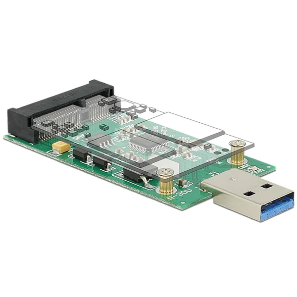 Delock Converter USB 3.0 A male > mSATA full size