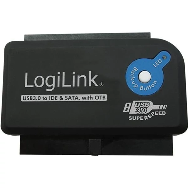 LogiLink USB 3.0 - IDE és SATA Adapter OTB-vel