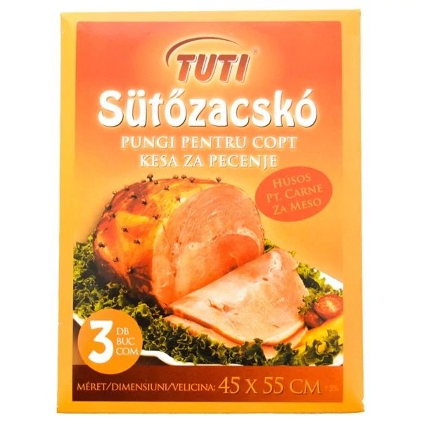 TUTI sütőzacskó húsos 3 db-os kiszerelésben 45x55cm
