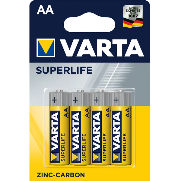 Varta Superlife Féltartós Ceruza Elem AA B4 R6P