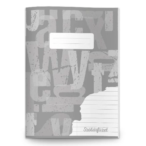 Szótárfüzet A/5 méretű
