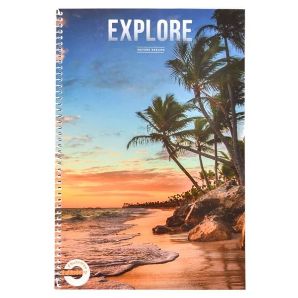 T-Creativ A/4 méretű spirál füzet vonalas