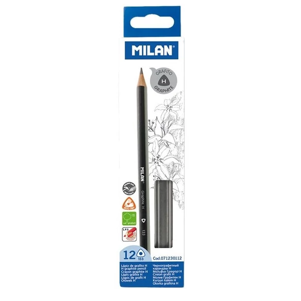 Milan háromszög grafitceruza "H" 071230112