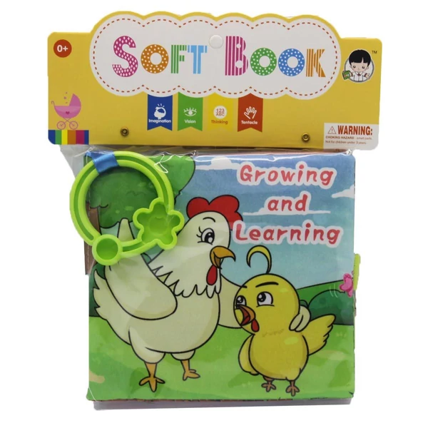 Bébi textil könyv bé8586