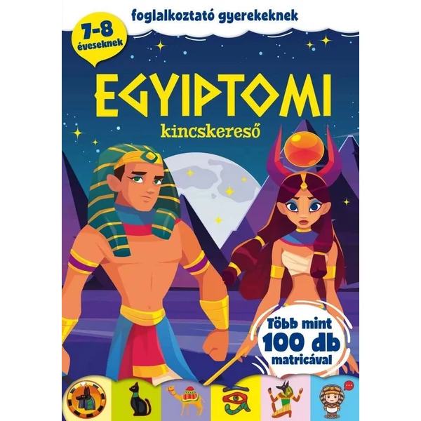 Foglalkoztató egyiptomi kincskereső 7-8éveseknek