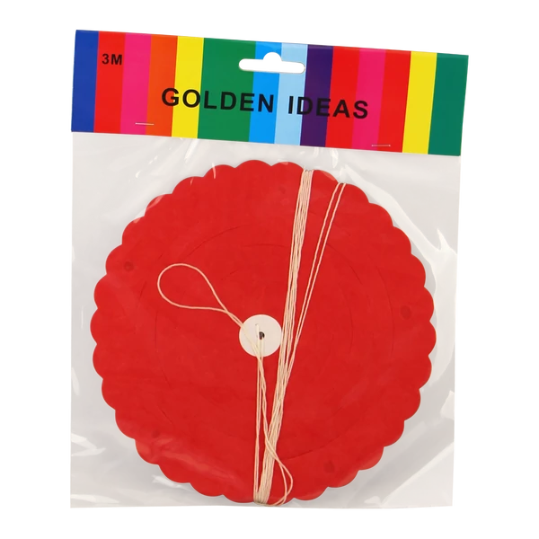 Girland papír 3m 17cm 70813